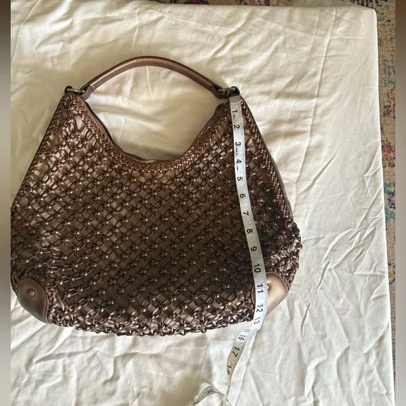 Cole Haan Sierra Open Weave Leather Purse - Picture 4 of 13